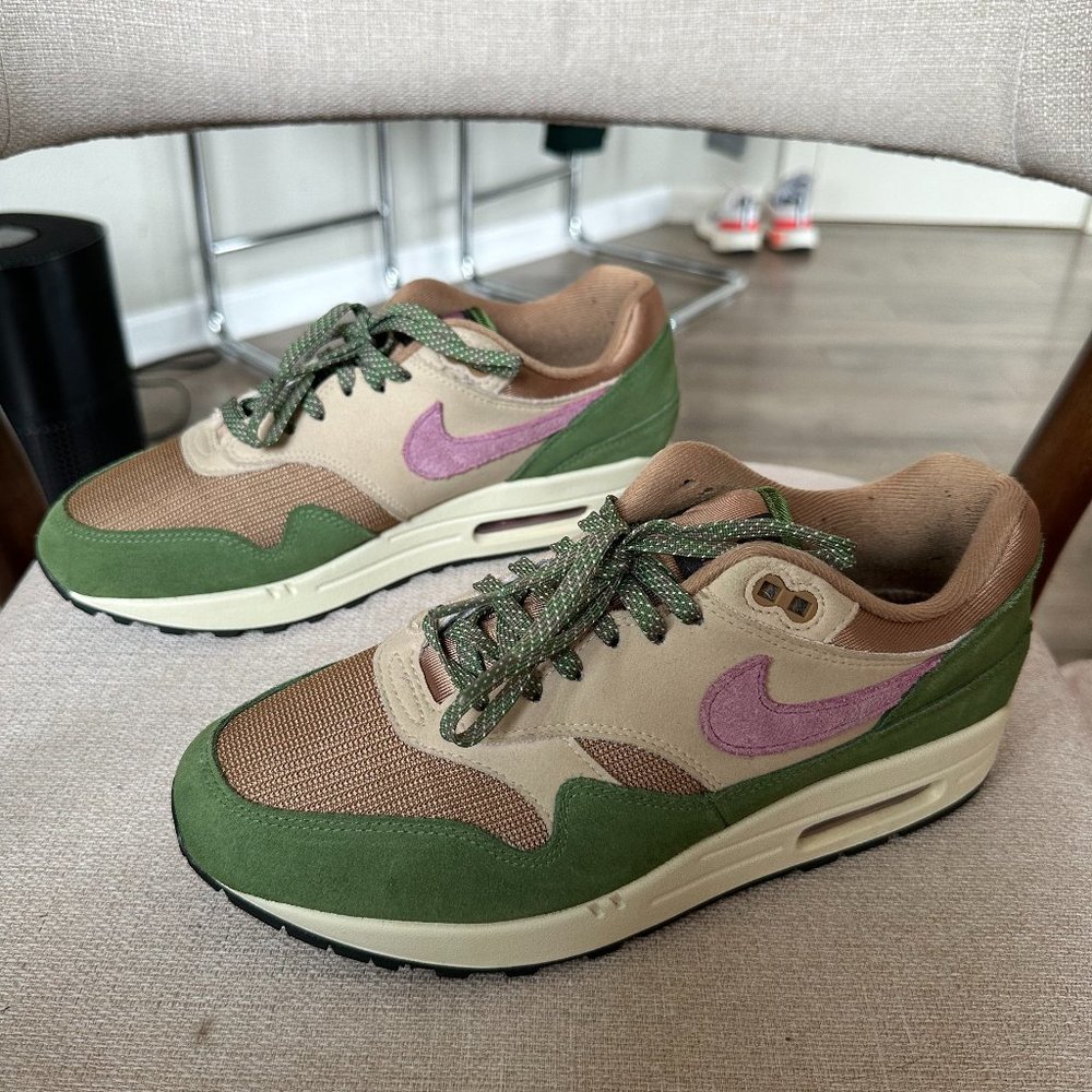 Nike Air Max 1 NH Treeline Green Purple White Skunk